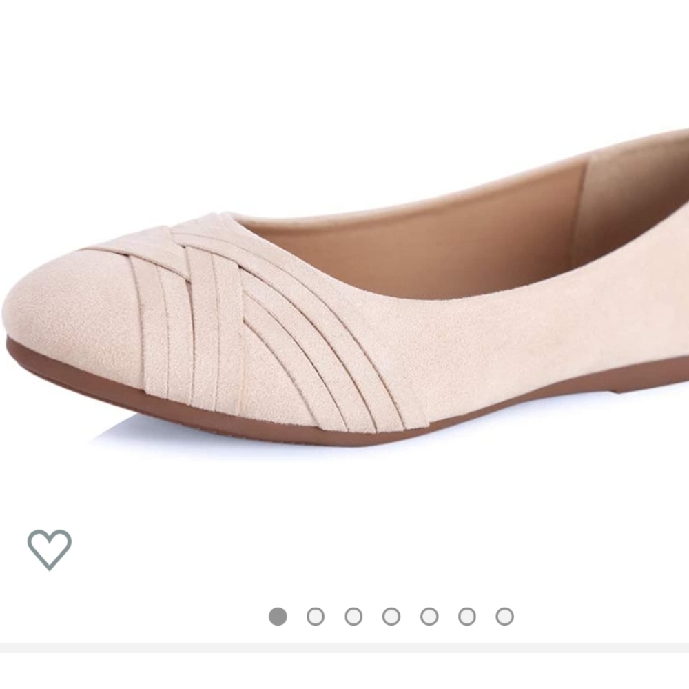 Nude ballet flats